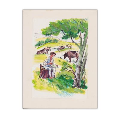 Gheorghe Alfiri, Torța peste veacuri, 1988, două ilustrații realizate de Adrian Ionescu