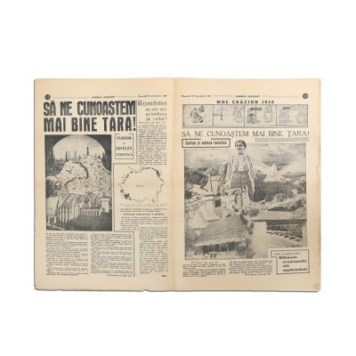 Publicația „Duminica Ilustrată”, Anul I, Nr. 1, 18 decembrie 1938