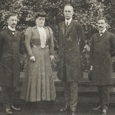 General Constantin Coandă în Essen, fotografie de epocă