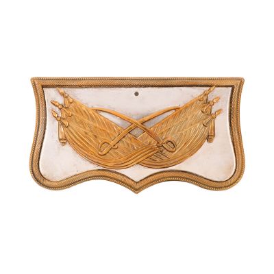 Set de cavalerie, pafta, capac de leduncă și însemn militar