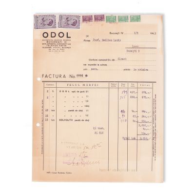 Herczeg, Compris, Odol, Mirade, Kaloderma, Schmoll Pasta, 10 facturi de epocă