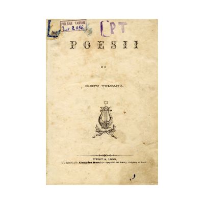 Iosif Vulcan, Poesii, 1866, prima ediție, piesă foarte rară