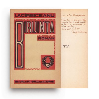 I. Agârbiceanu, Biruința, [1930], cu dedicație olografă