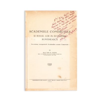 Tudor Arghezi, Ion Minulescu, Pierre Sergescu, Acad. D. Prodan, Prof. Ion N. Evian, Virgil I. Bărbat, șașe volume din biblioteca profesorului D. D. Roșca