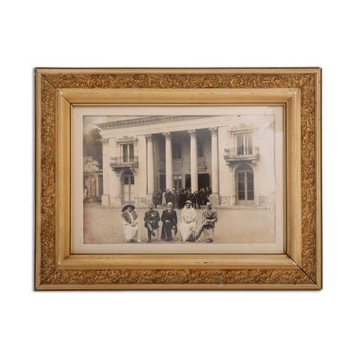 Vizita regelui Ferdinand I şi a reginei Maria în Polonia, fotografie de epocă, atelier Julietta, 1923
