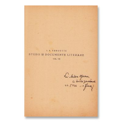I. E. Torouțiu, Studii și documente literare, 1931-1946, 13 volume 