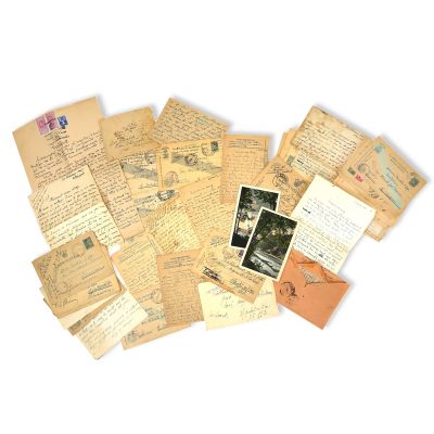 Sublocotenentul Jiga Niță, certificat din 1940 + coresponență cu familia din perioada 1940-1945