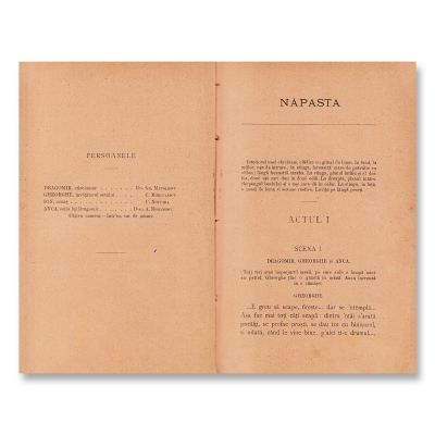 I. L. Caragiale, Năpasta, 1890, prima ediție, piesă rară