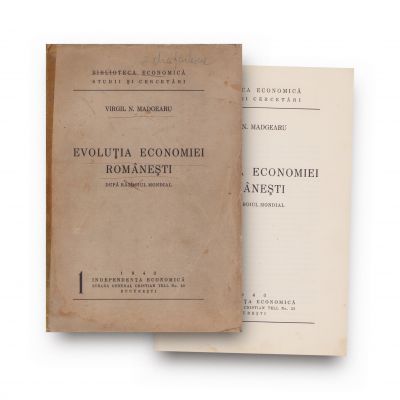 Virgil N. Madgearu, Evoluția economiei românești după Războiul Mondial, 1940
