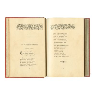 Mihai Eminescu, Poesii, 1884, Ediție princeps, cu ex-librisul lui V. G. Morțun