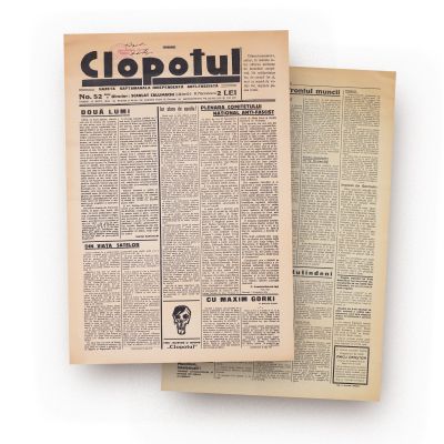 Publicația „Clopotul”, Anul II, nr. 52, 1934, număr confiscat de Biroul Siguranței