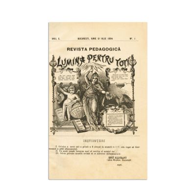 Publicația „Lumina pentru toți”, anul X, 1894-1895