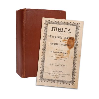 Biblia adică Dumnezeiasca Scriptură a legii vechi și a celei noi, 1914