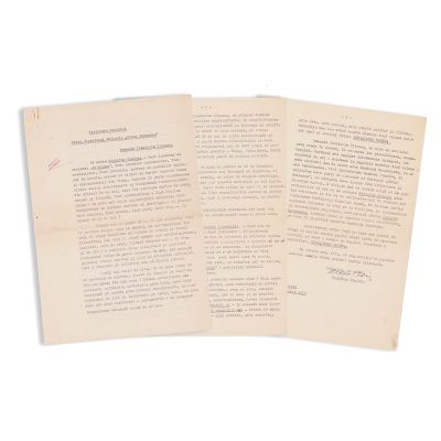 Nichifor Crainic, scrisoare dactilografiată către directorul Editurii „Mihai Eminescu”