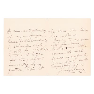 George Enescu, scrisoare pentru Marianne Kneisel, 9 iulie 1939