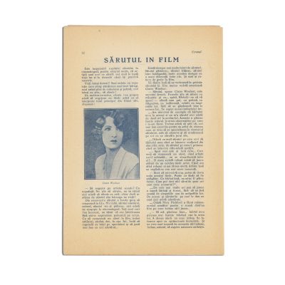 Publicația „Ecranul”, Anul 1, Nr. 1, 25 martie 1929