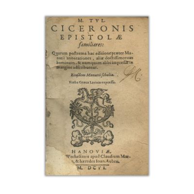 Marcus Tullius Cicero, Epistolae familiares, 1606