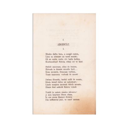 I. C. Fundescu, Vocea Argeșului, 1859