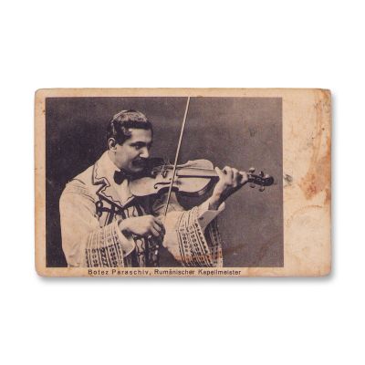 Muzicienii Theodor Fuchs, Constantin C. Nottara, Stefi Geyer, cinci cărți poștale fotografice