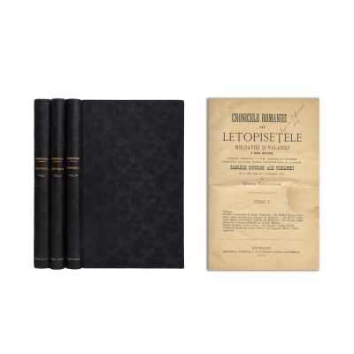 Mihail Kogălniceanu, Chronicele României sau Letopisețele Moldovei și Valahiei, trei volume