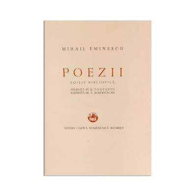 Eminescu. Ediție bibliofilă ilustrată de A. Bordenache, 1944