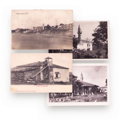 Geamii din Mangalia, patru cărți poștale fotografice