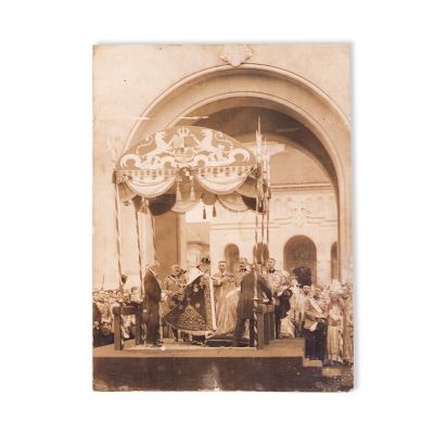 Încoronarea regilor Ferdinand I și Maria, trei fotografii de epocă, 1922