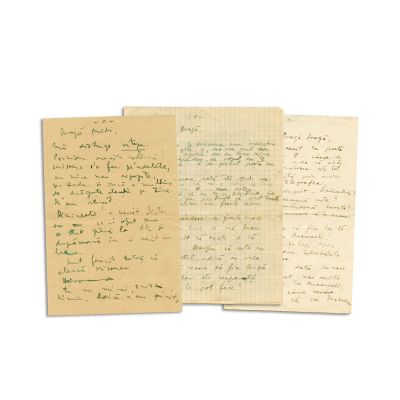 Teddy Brauner, Medi Wechsler, patru scrisori olografe, cca. 1937