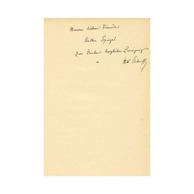 M. Eminescu, Gedichte - Novellen, prima ediție, cu dedicația traducătorului