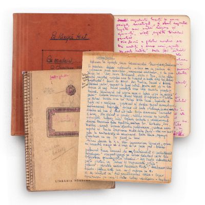 Geo Dumitrescu, colecție de cinci caiete-manuscris, 1938-1944