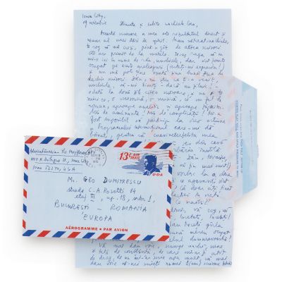 Adrian Păunescu, scrisoare pentru Geo Dumitrescu, 9 noiembrie 1970