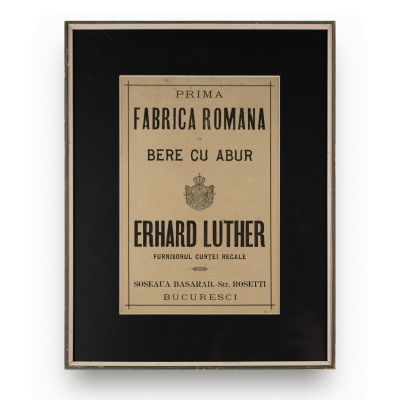 Berea cu abur Erhard Luther, reclamă tip afiș, 1897