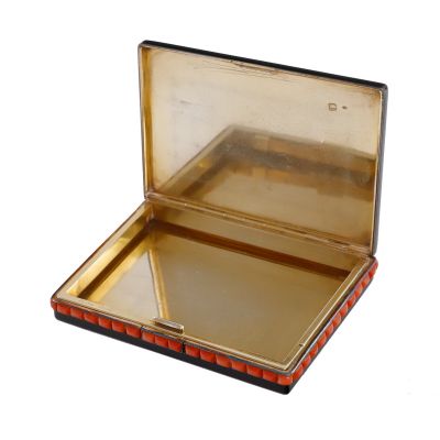 Port-visit Cartier Art Deco cu cifrul regelui Ferdinand I al României, comandă specială - Unicat