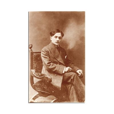 Tristan Tzara, fotografie tip carte poștală, cca. 1912