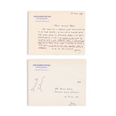 Constantin C. Stoicescu, corespondență către Mircea Eliade, 16 iunie 1939 