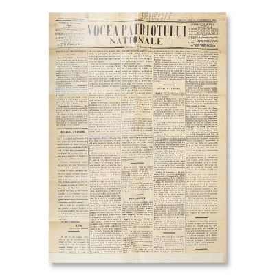 Vocea Patriotului Naționale - afișul ecranizării comediei „O noapte furtunoasă” de I. L. Caragiale 