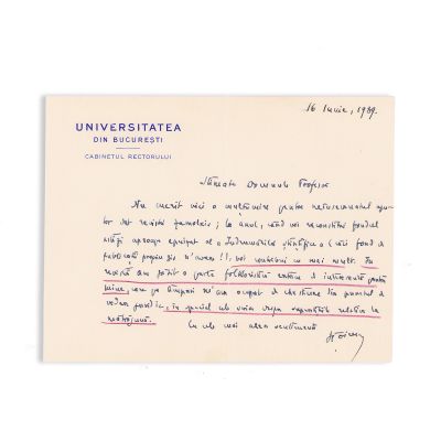 Constantin C. Stoicescu, corespondență către Mircea Eliade, 16 iunie 1939 
