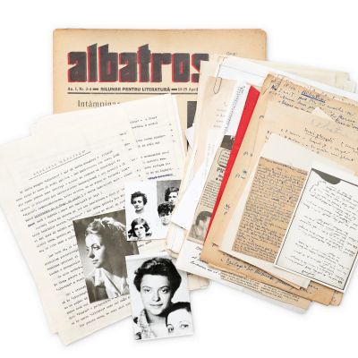Publicația „Albatros”, AnuI I, nr. 1-7 + un exemplar de lucru nr. 8-10, unicul nr. 8, varianta de tipar + mapă cu documente privind activitatea publicației