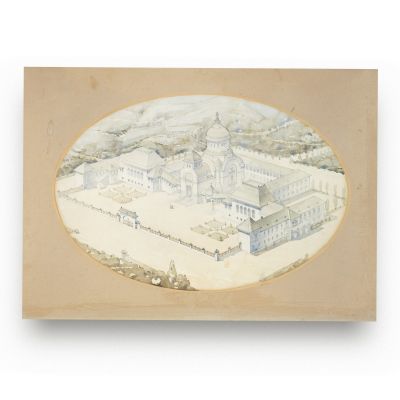 Proiectul Catedralei Maglavit, arhitect Constantin Pomponiu