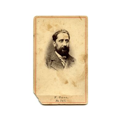 Nicolae Gane, fotografie de epocă, atelier Editura Frații Șaraga