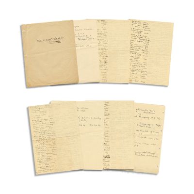 Mircea Eliade, Cărți care așteaptă să fie cumpărate, 7 pagini manuscris