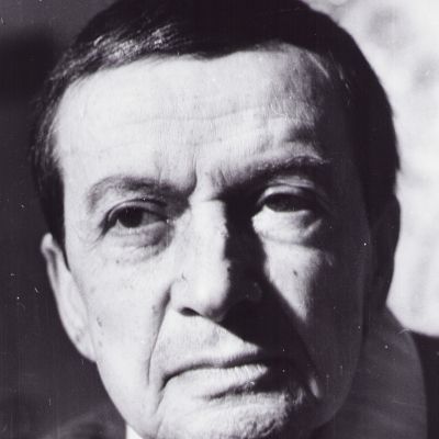 Portretul lui Geo Dumitrescu, fotografie realizată de Vasile Blendea, 1997
