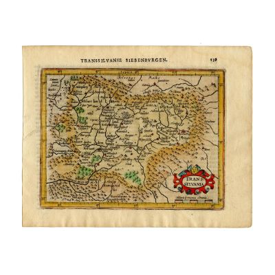 Gerhard Mercator, Jodicus Hondius, harta Balcanilor + harta Transilvaniei