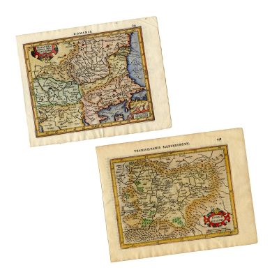 Gerhard Mercator, Jodicus Hondius, harta Balcanilor + harta Transilvaniei