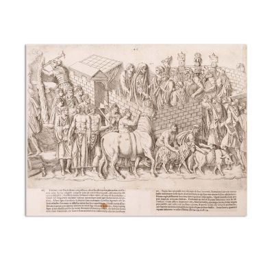 Columna lui Traian, zece gravuri realizate de Bartoli Pietro Santi