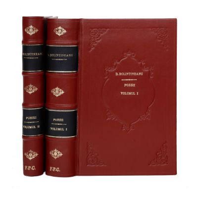 D. Bolintineanu, Poesii, două volume, cu ex-librisul lui I. Popescu Băjenaru