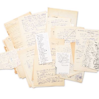 Geo Dumitrescu, arhivă de documente cu dedicații