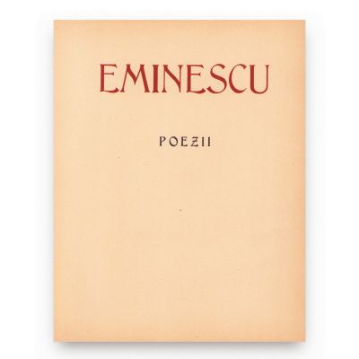 Mihai Eminescu, Poezii, 1939 - ediție omagială 