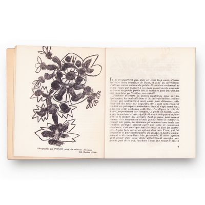 René Lacôte și Georges Haldas, Tristan Tzara, 1960, cu dedicația lui Tristan Tzara