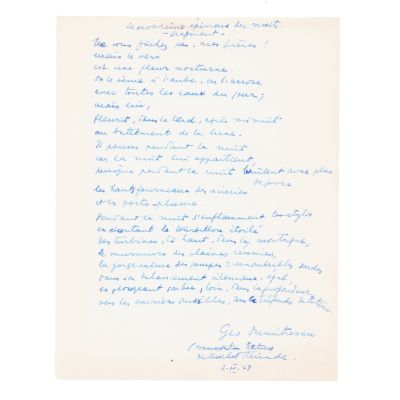 Florin și Mihail Steriade, trei corespondențe pentru Geo Dumitrescu, 1968-1970